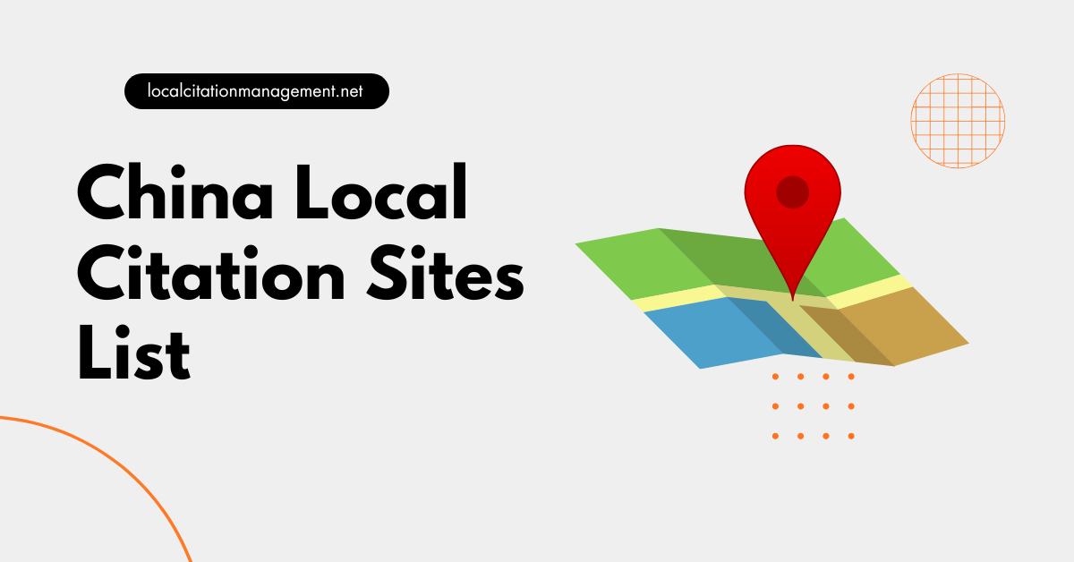 China Local Citation Sites List