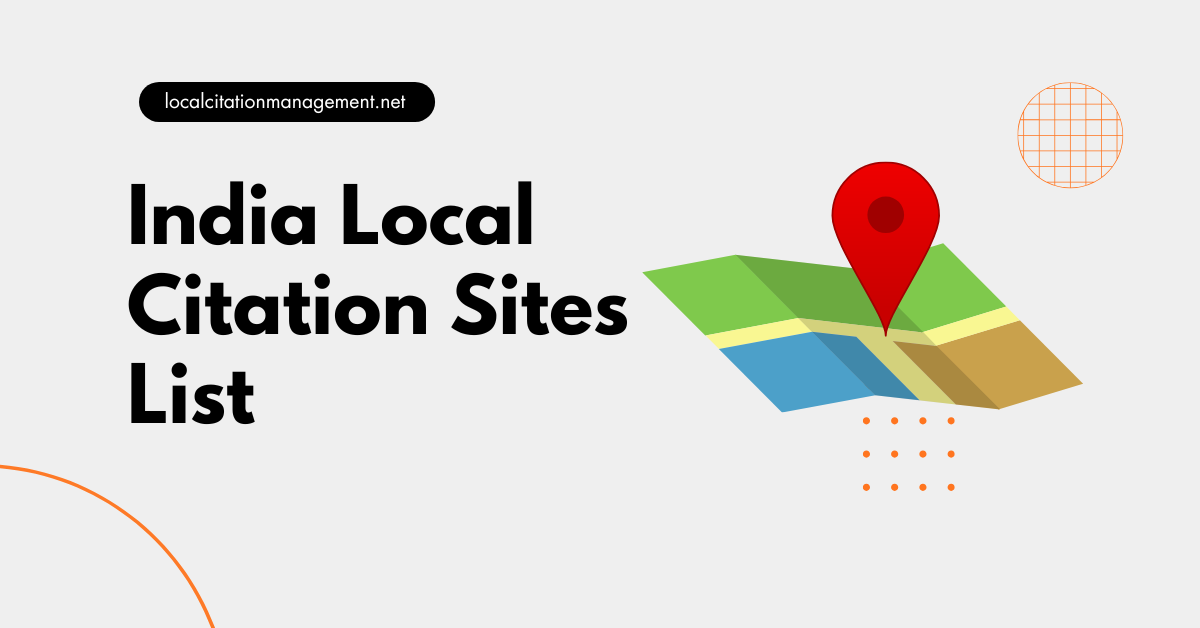 India Local Citation Sites List