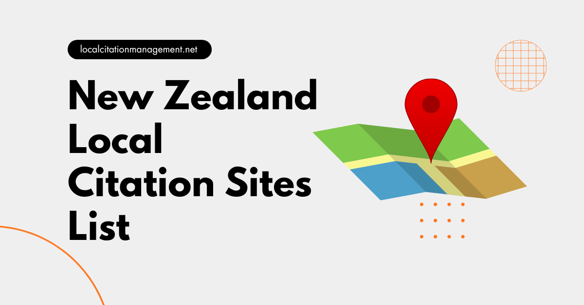 New Zealand Local Citation Sites List