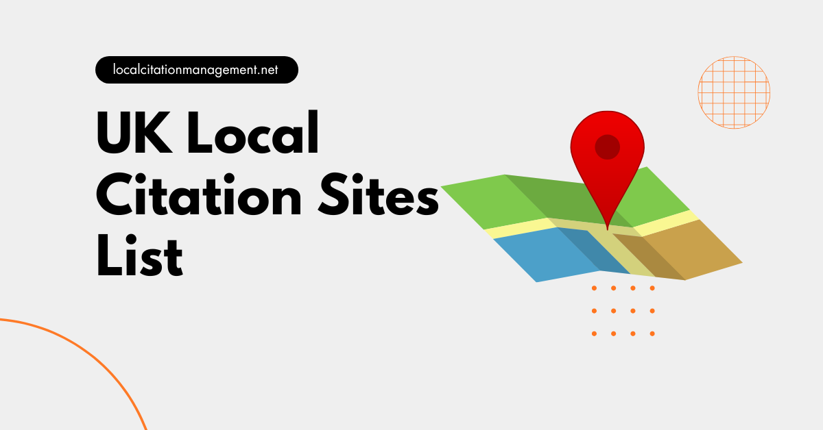 UK Local Citation Sites List
